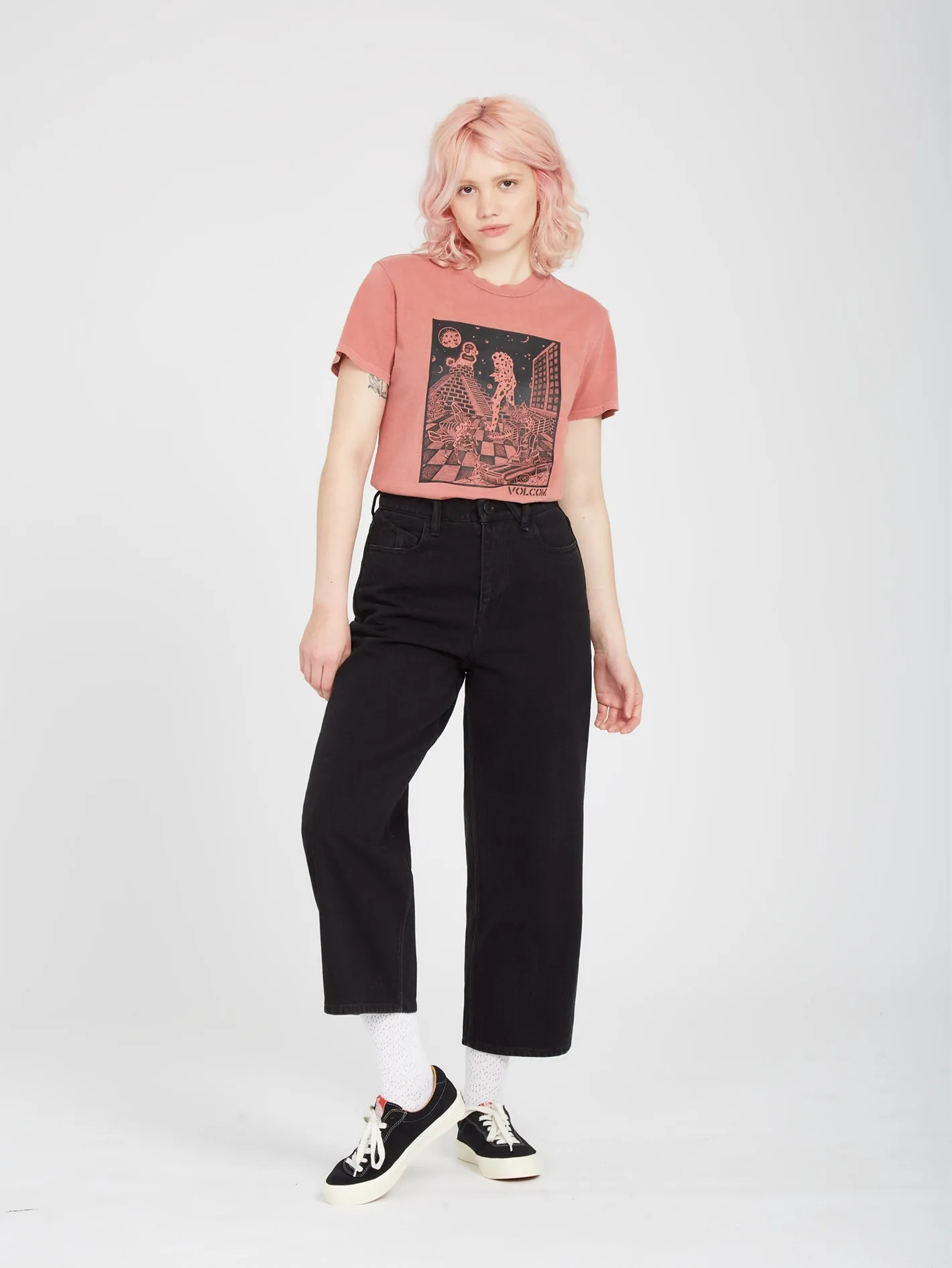 Volchedelic T-Shirt - ROSEWOOD