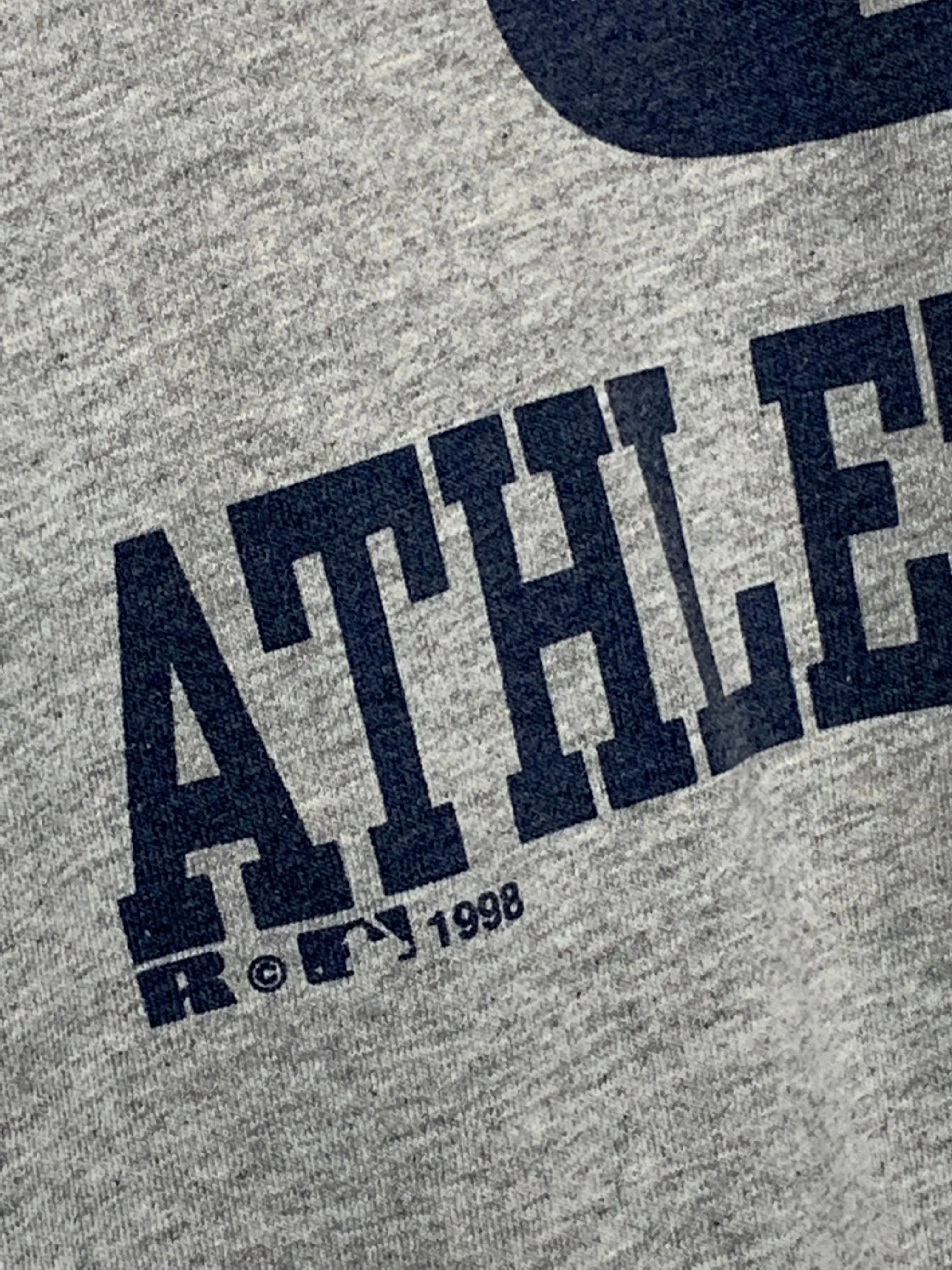 VTG 1998 Yankees Athletic Dept. Crop Shirt (XL)