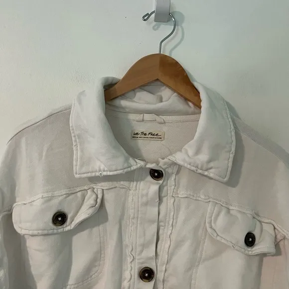 We The Free Saturday Cropped Shacket in Lazy Bones