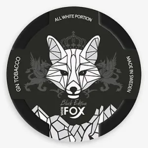 White Fox Black Nicotine Pouches (20pcs/Can)
