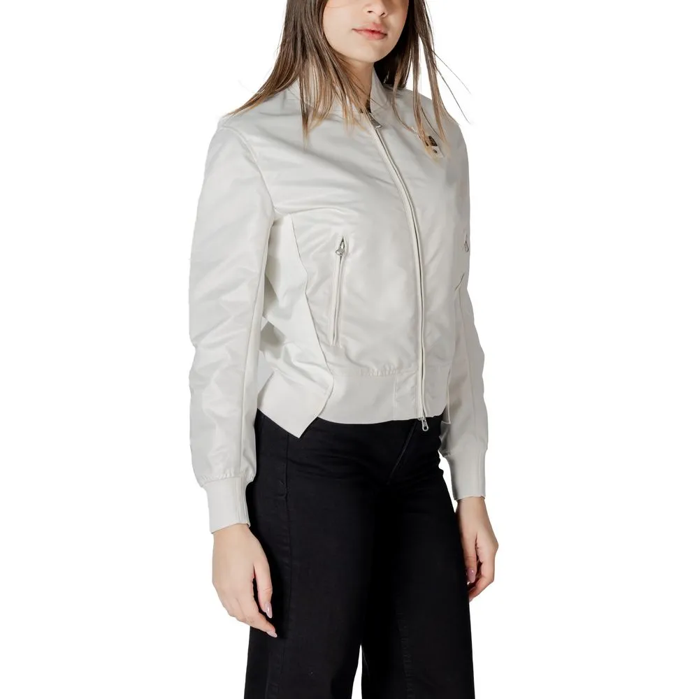 White Polyamide Jackets & Coat