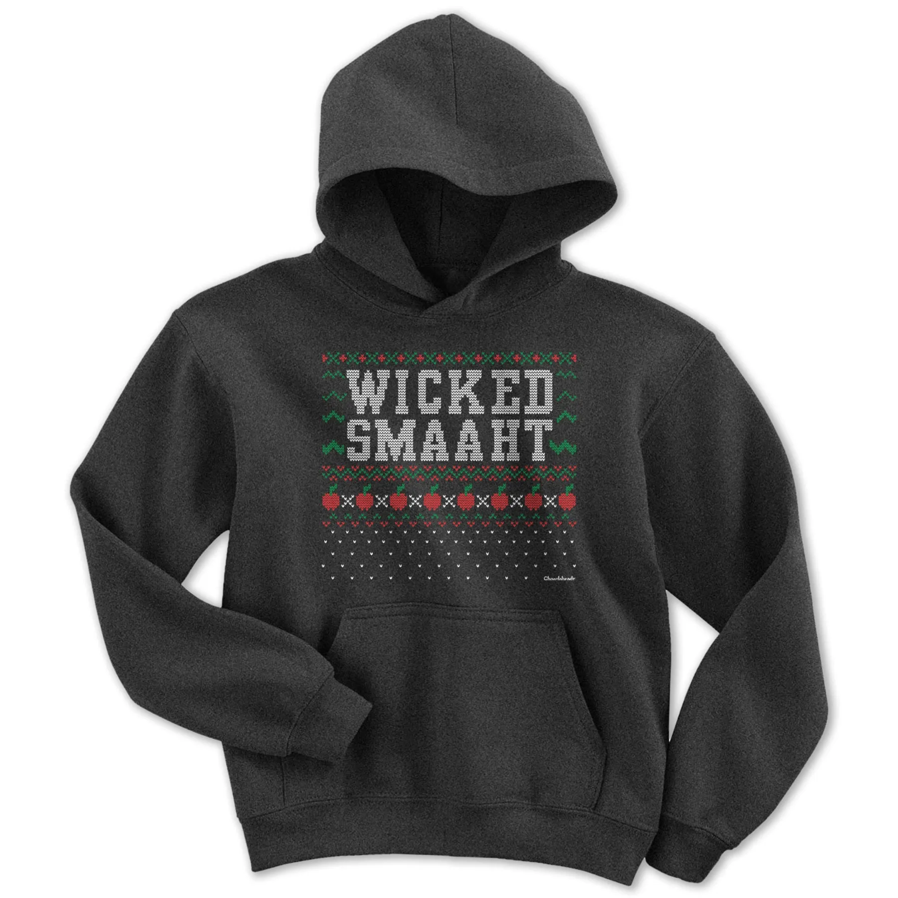 Wicked Smaaht Ugly Holiday Sweater Youth Hoodie