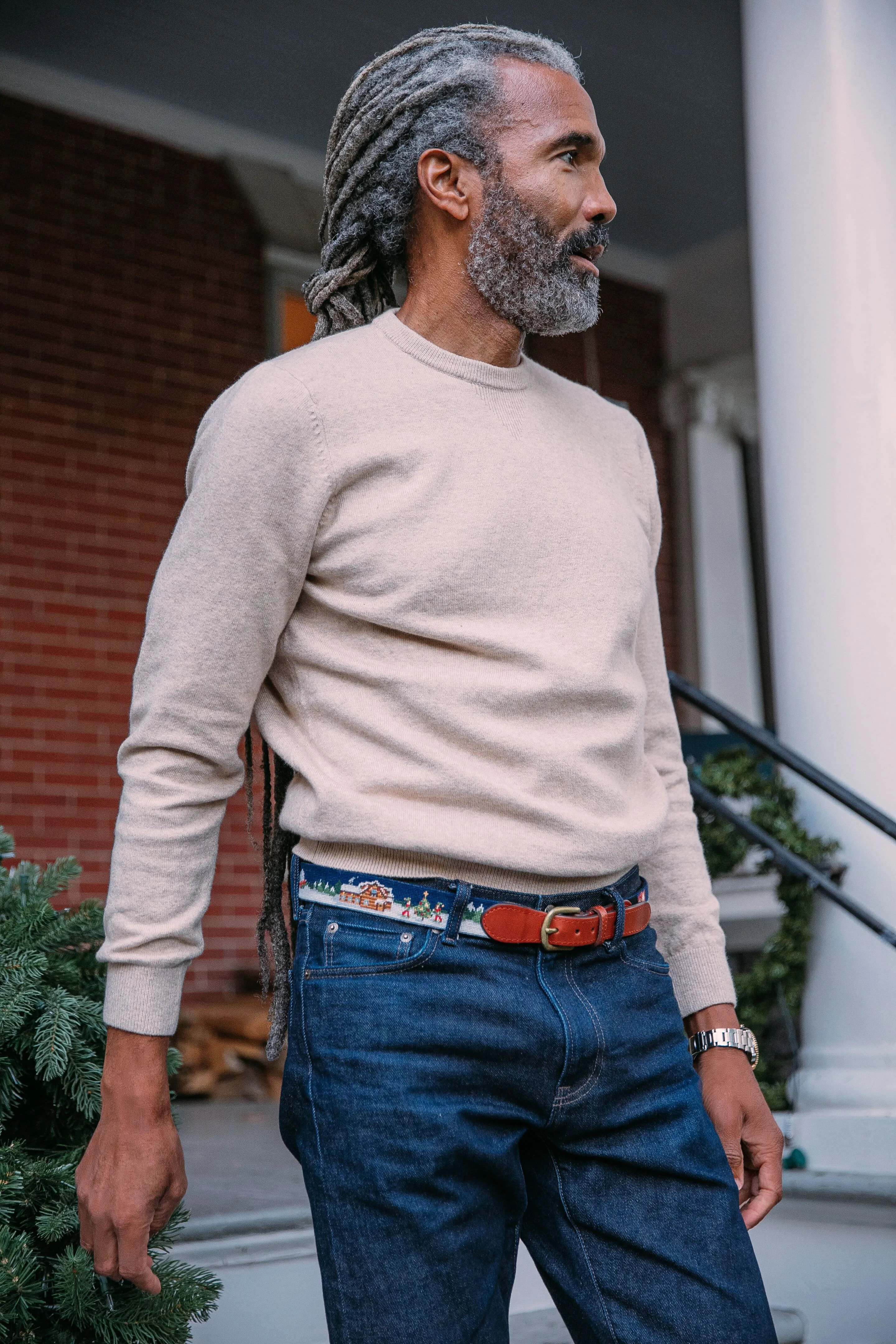 Winter Wheat Jackson Crew Sweater