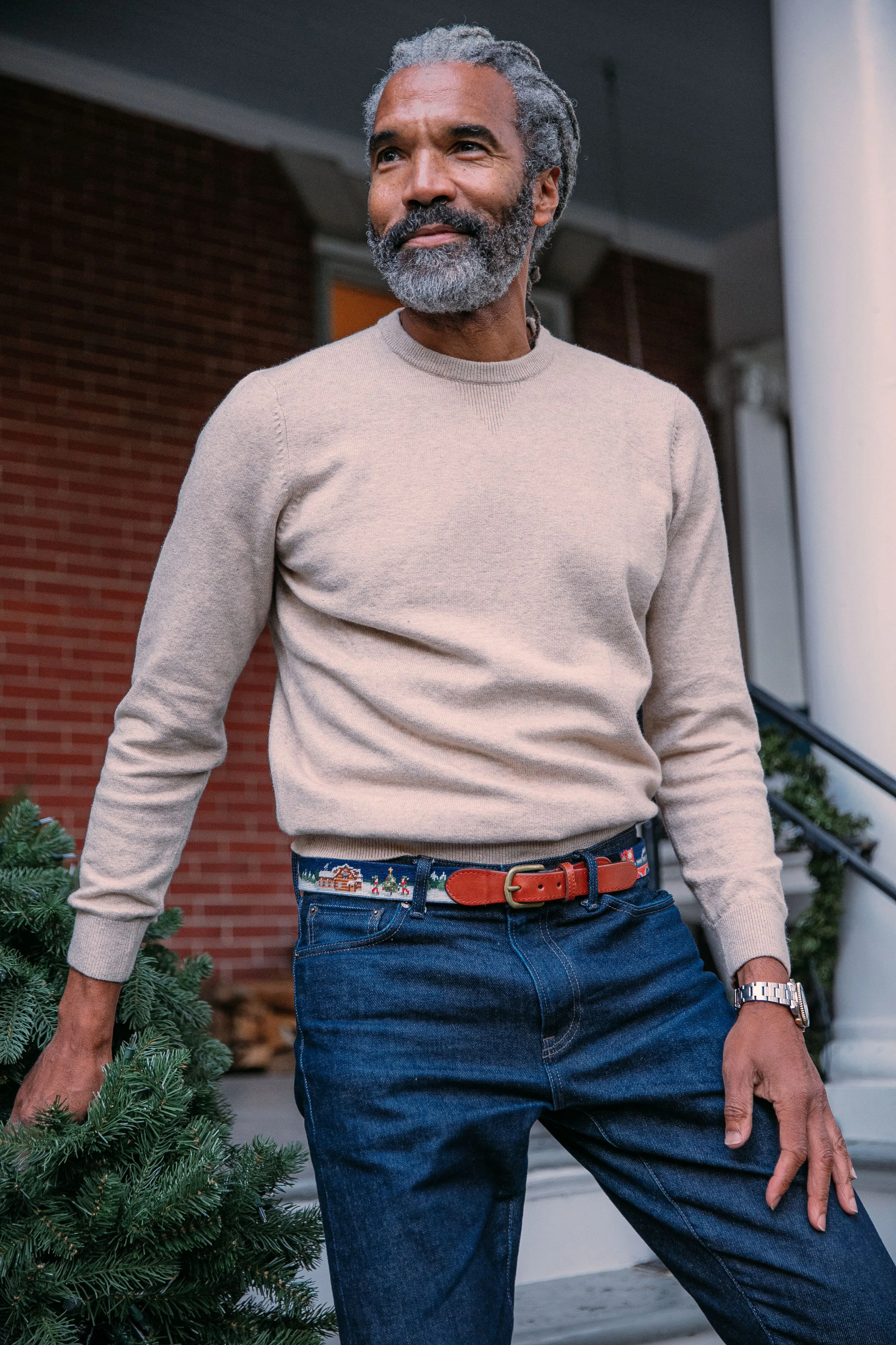 Winter Wheat Jackson Crew Sweater