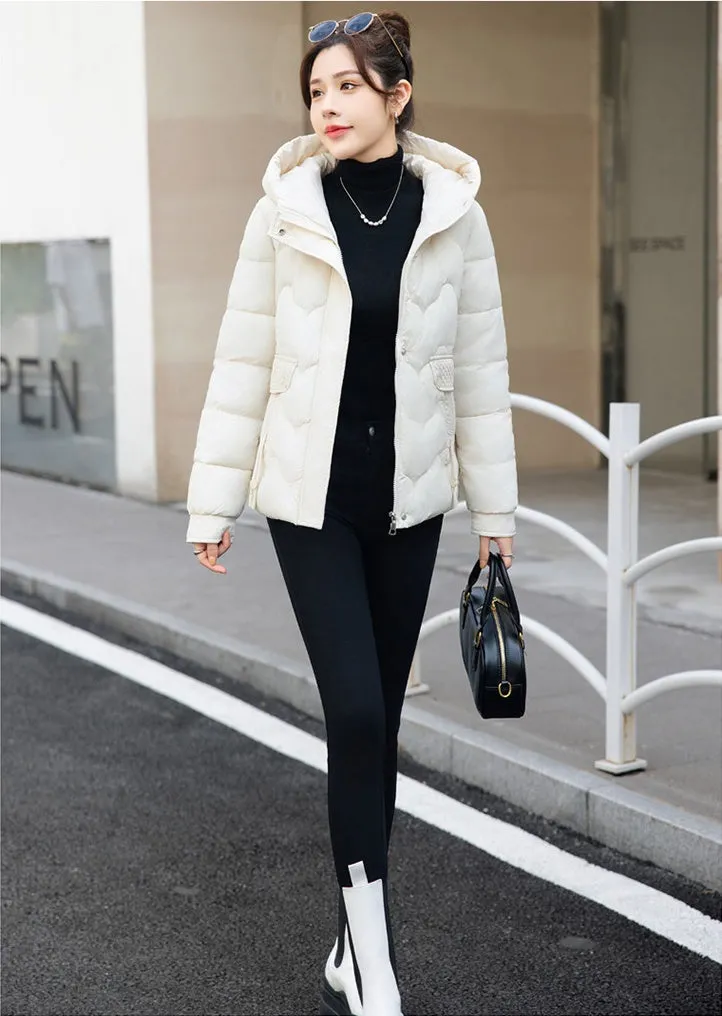 Women's Cropped Thickened Puffer Jacket for Warmth and Fashion