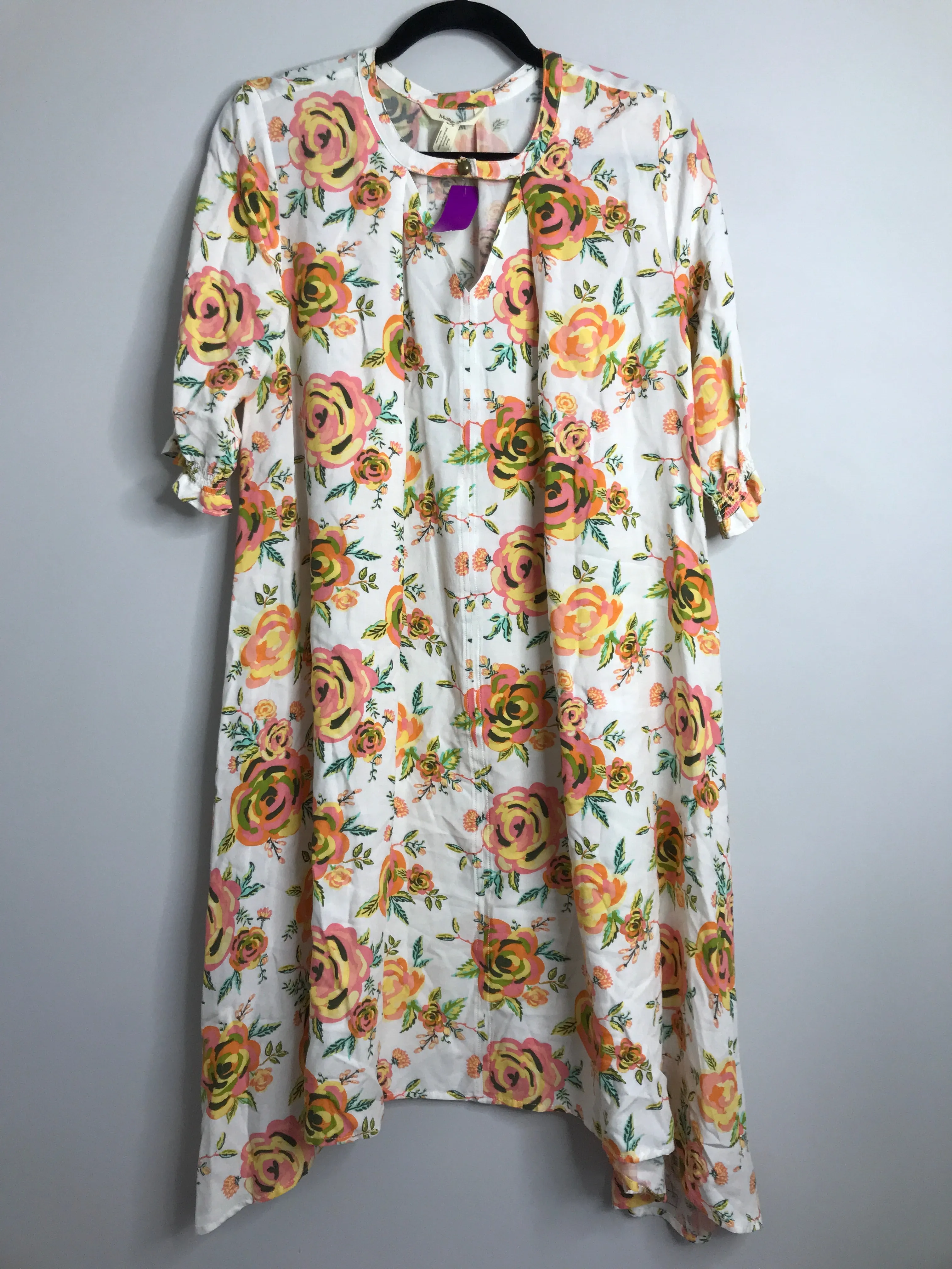 Womens Size Sm Misses White Matilda Jane Dress