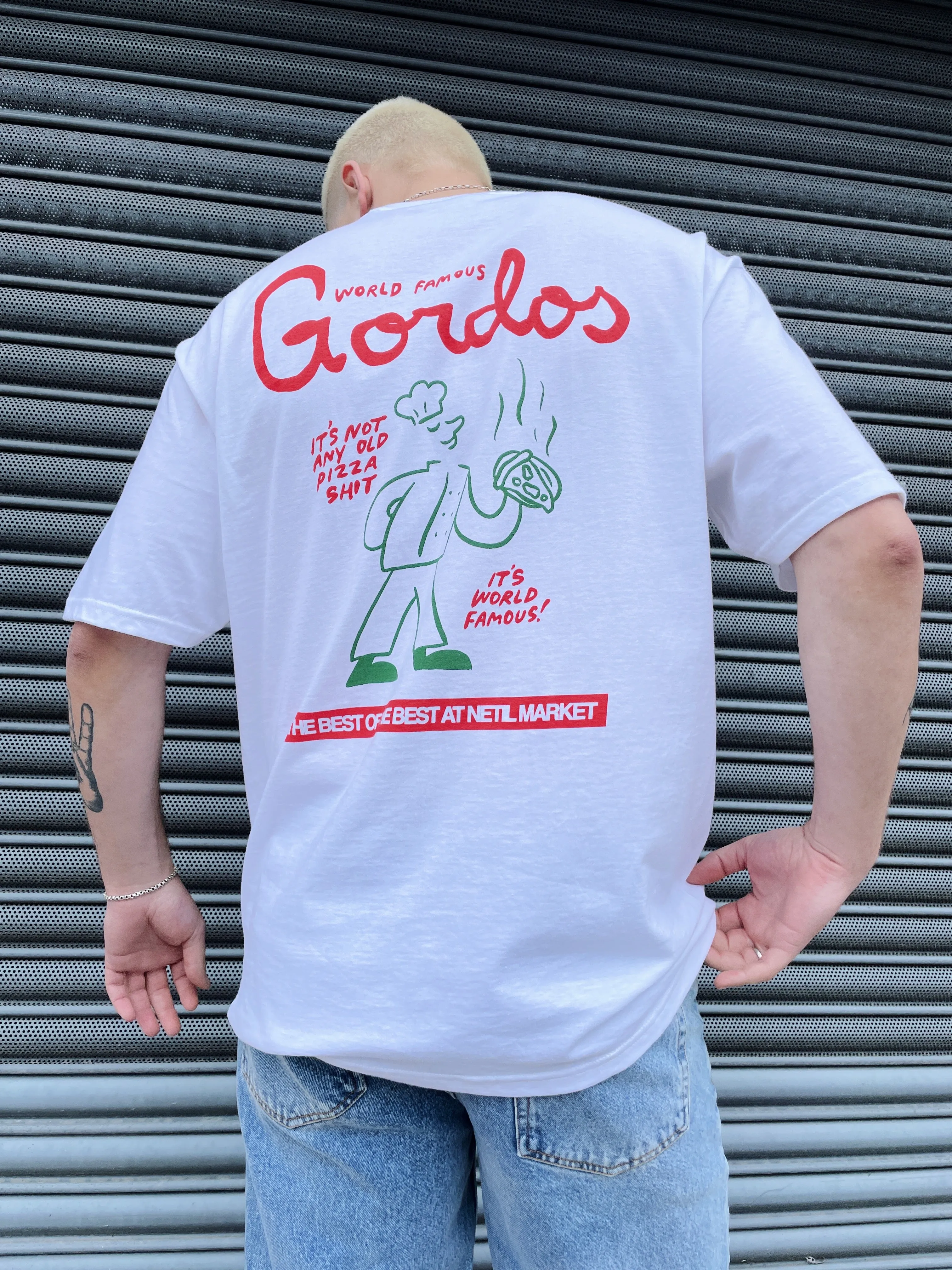 World Famous Gordos x Hephee 'World Famous' Tee - White