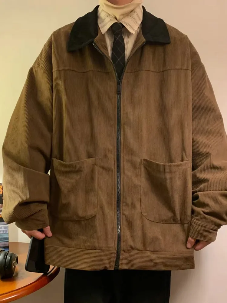 Y2K Vintage Ribbed Jacket