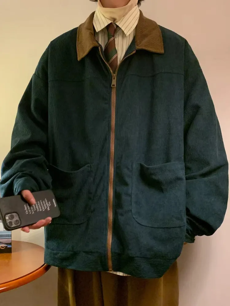 Y2K Vintage Ribbed Jacket