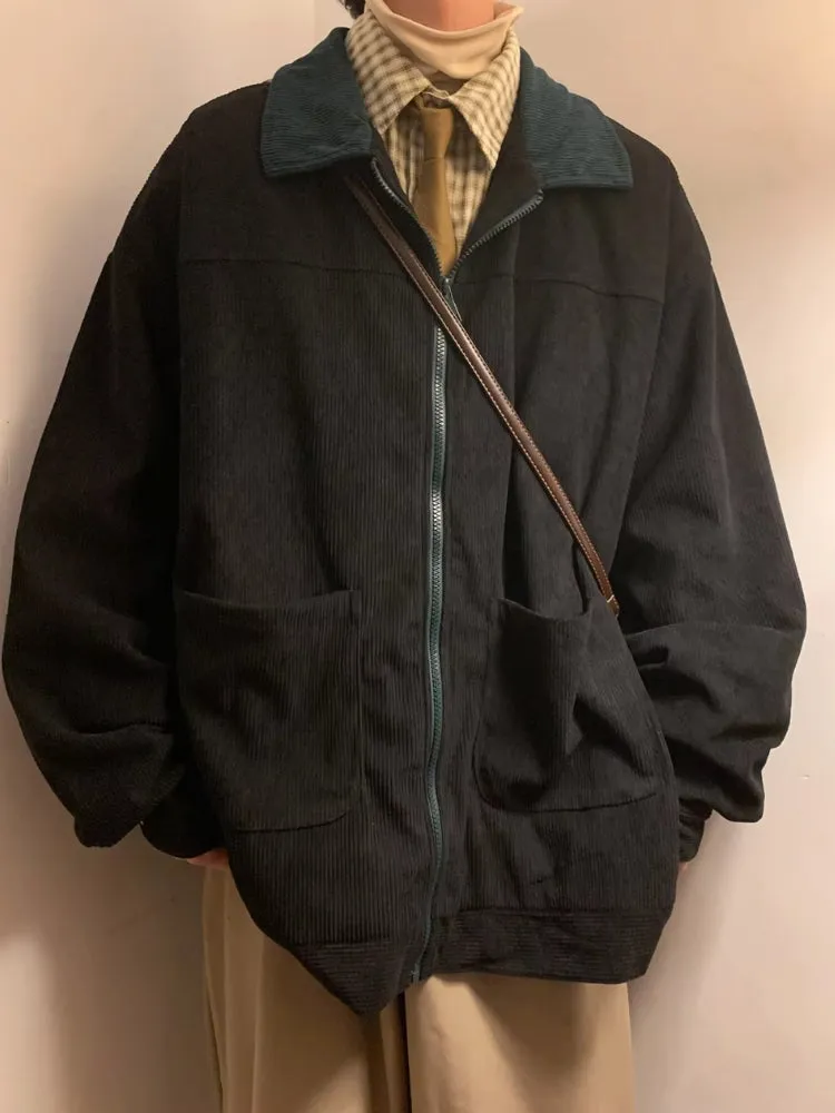 Y2K Vintage Ribbed Jacket