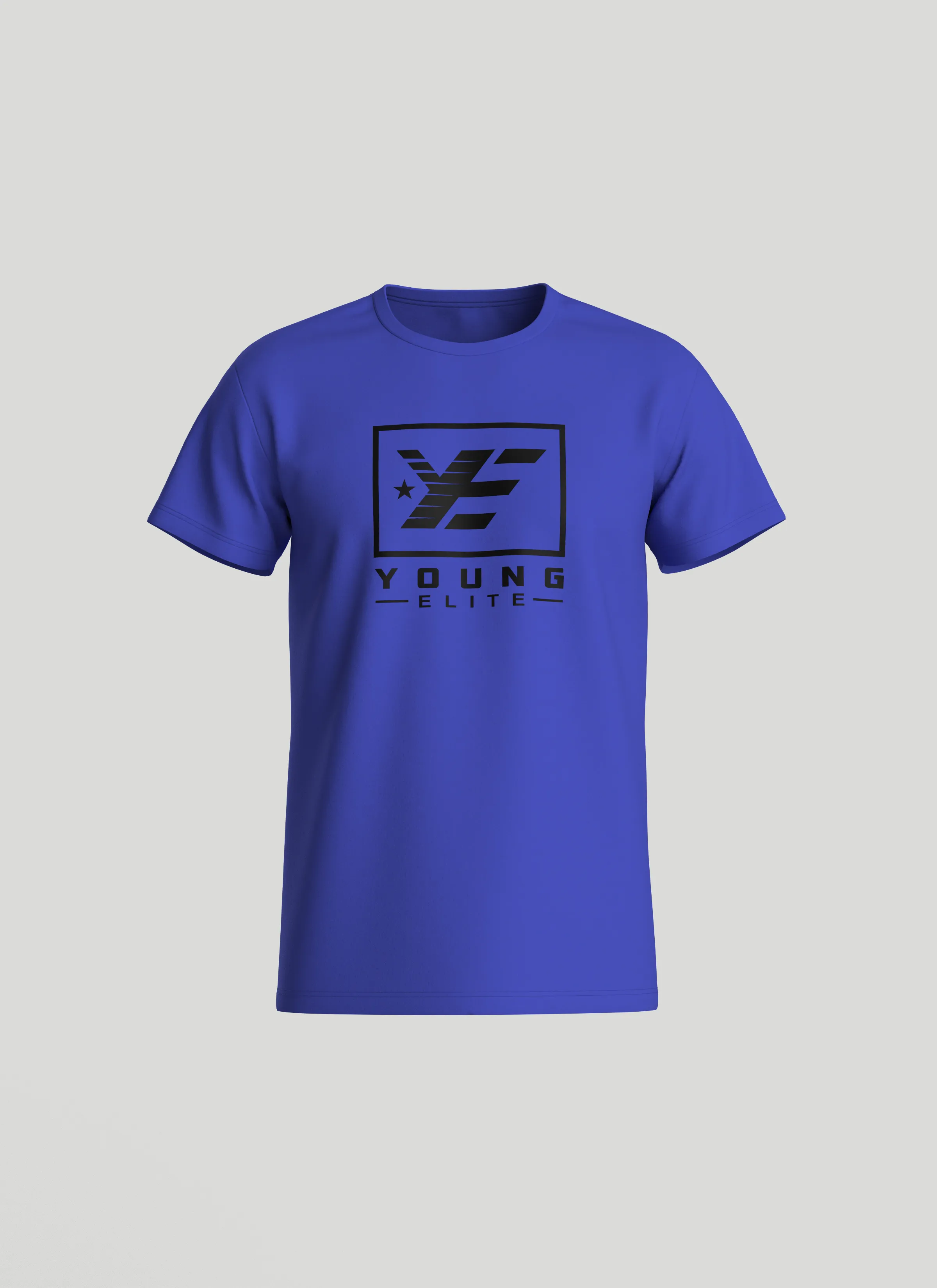 Young-Elite  Black & Blue Male T-shirt