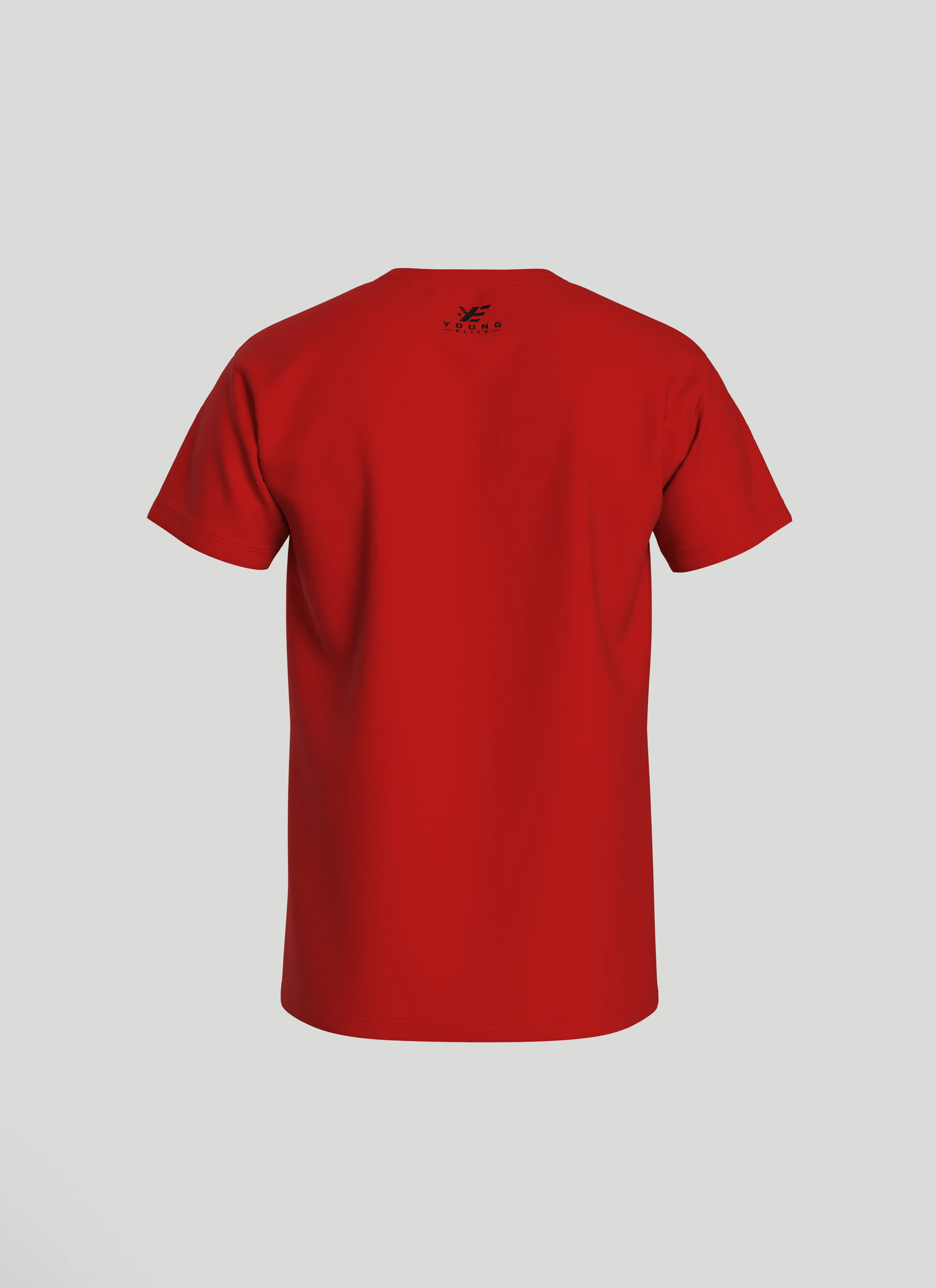 Young-Elite Black & Red Male T-shirt