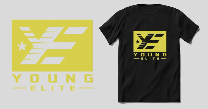Young-Elite Yellow Unisex short sleeve T-shirt