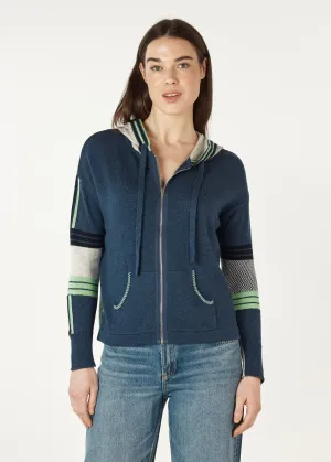 ZAKET & PLOVER Multi Media Hoodie - Denim