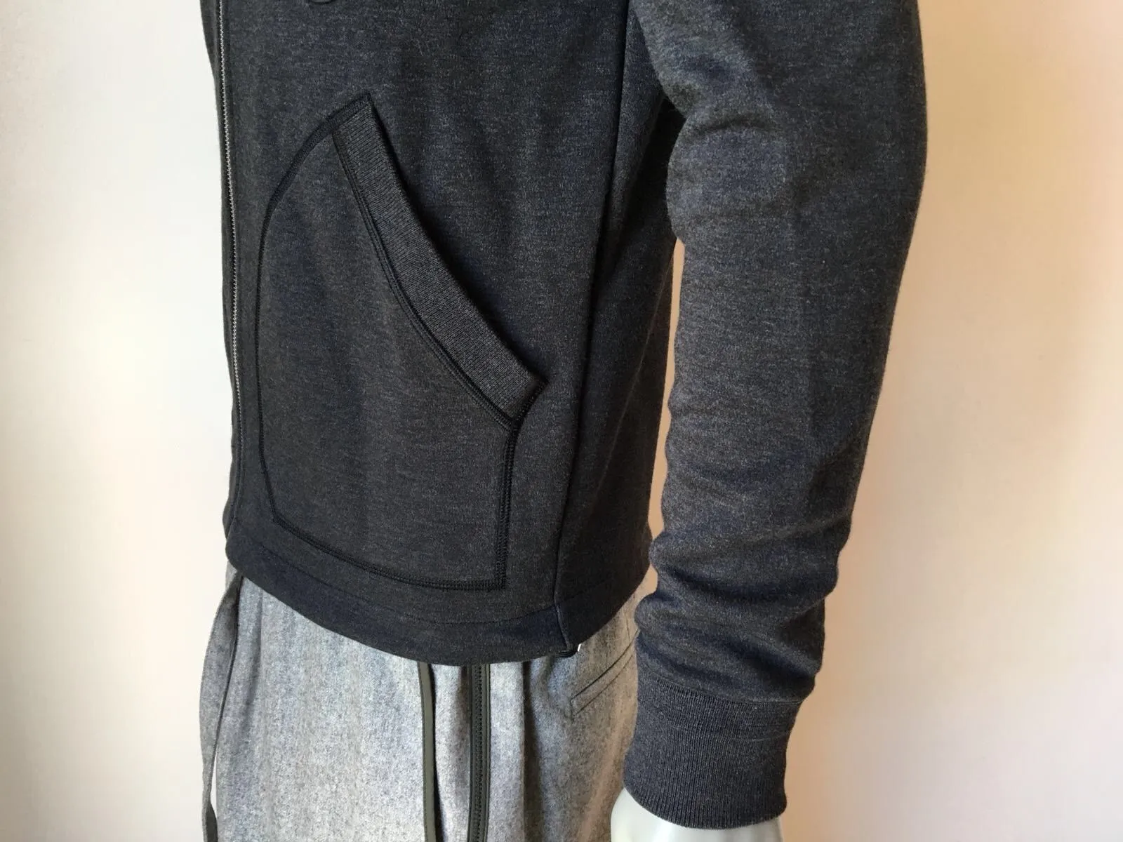 Zip Up Patches Hoodie